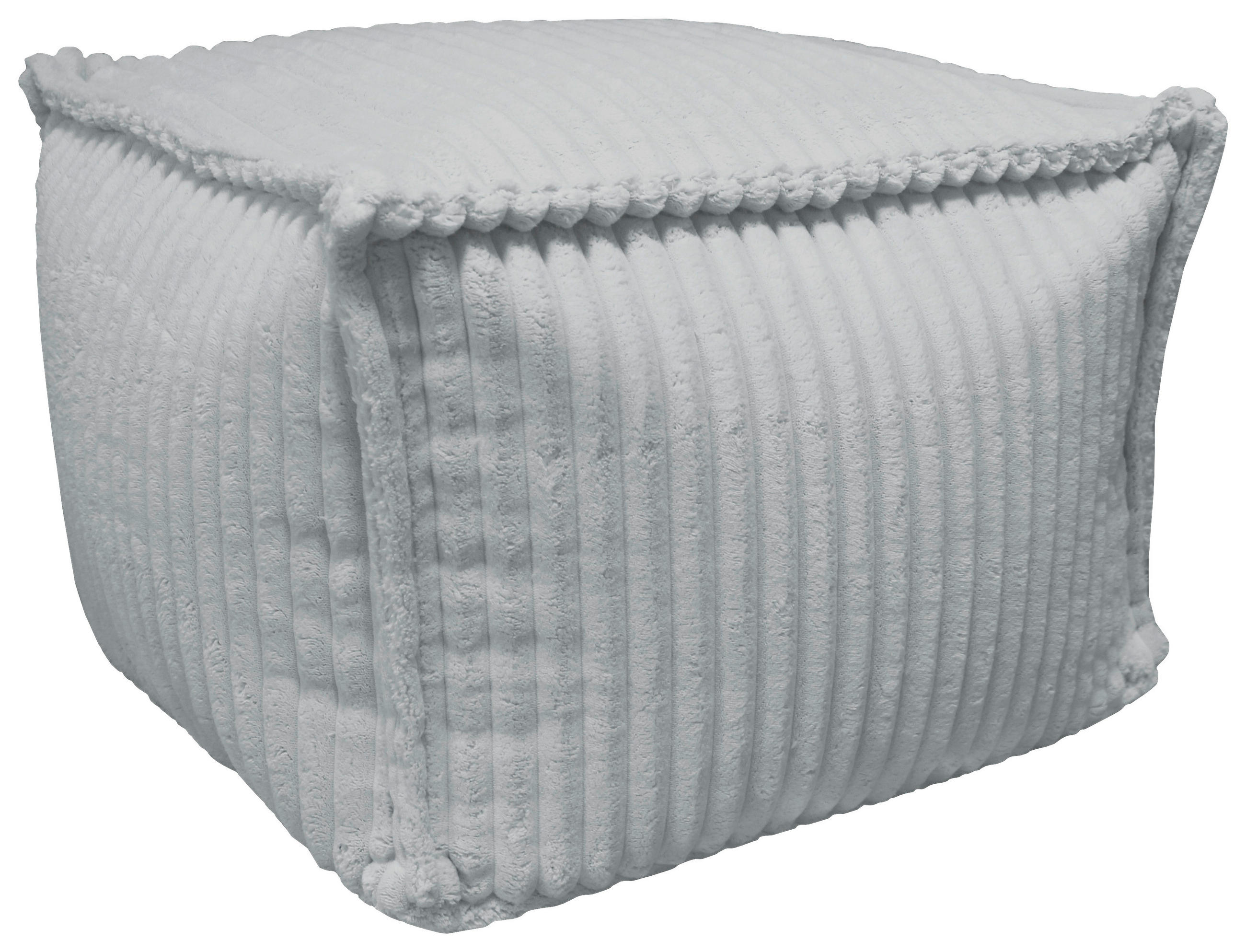 PUF in textil  - bej, Design, textil (70/70/40cm) - Ambia Home