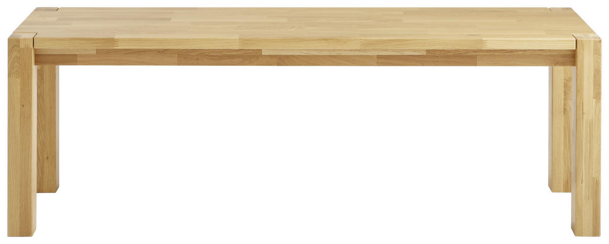 SITZBANK 140/47/40 cm Eichefarben Eiche massiv  - Eichefarben, KONVENTIONELL, Holz (140/47/40cm) - Valdera