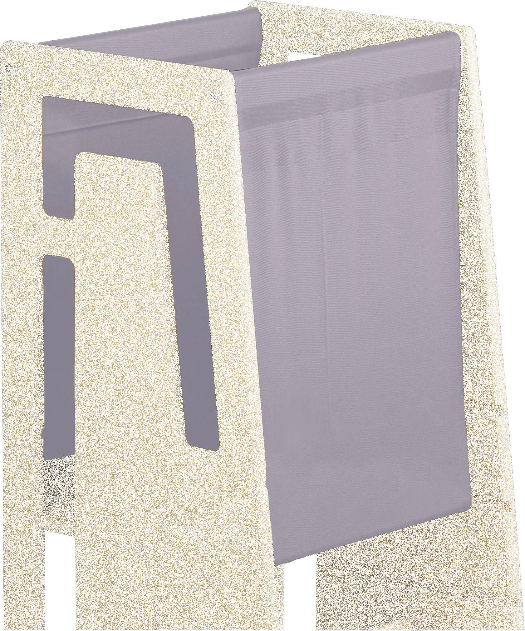 ENTDECKERTUCH Tuki  - Grau, Basics, Textil (24/5/34cm)