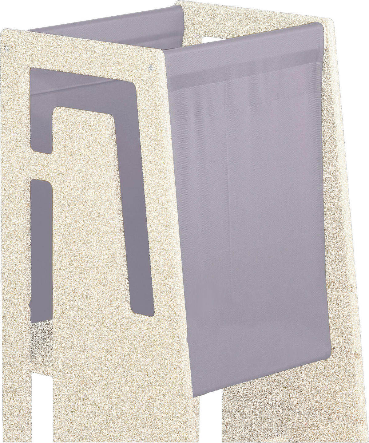 ENTDECKERTUCH Tuki  - Grau, Basics, Textil (24/5/34cm)