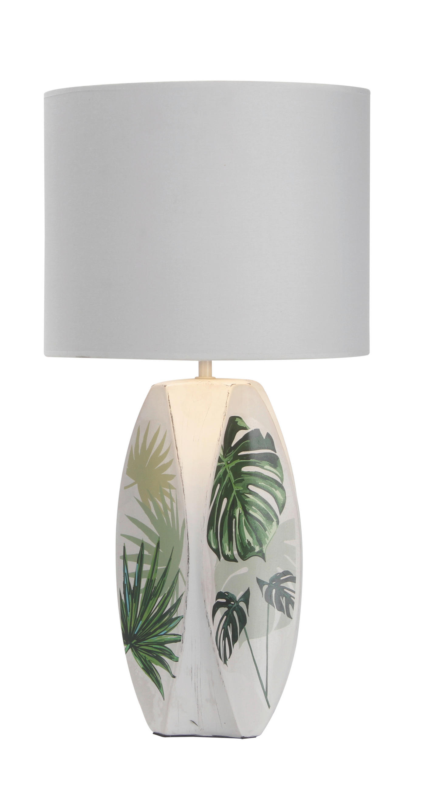 BORDSLAMPA 30/30/59 cm   - vit, Klassisk, textil/keramik (30/30/59cm)