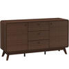 SIDEBOARD 140/75/39 cm  - Walnussfarben, Design, Holz/Holzwerkstoff (140/75/39cm) - MID.YOU