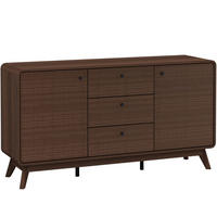 SIDEBOARD 140/75/39 cm  - Walnussfarben, Design, Holz/Holzwerkstoff (140/75/39cm) - MID.YOU