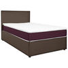 BOXBETT 120/200 cm  in Grau, Brombeere  - Brombeere/Grau, KONVENTIONELL, Holz/Holzwerkstoff (120/200cm) - MID.YOU