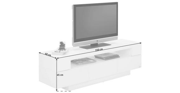 LOWBOARD 150/45/40 cm  - Weiß, Design, Holzwerkstoff (150/45/40cm) - Xora