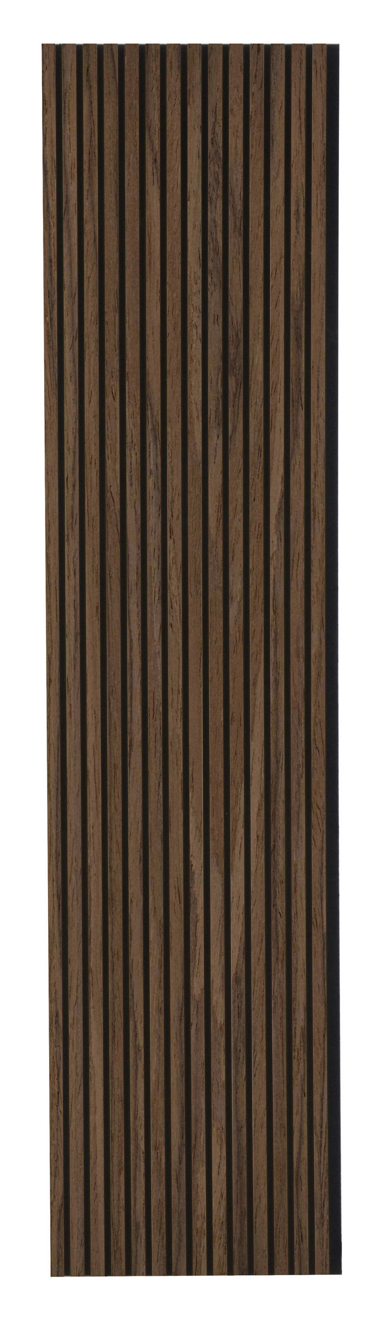 AKUSTIKPANEEL Gerecon Walnuss furniert 57.25/1.9/267 cm  - Walnussfarben, KONVENTIONELL, Holzwerkstoff/Textil (57.25/1.9/267cm)