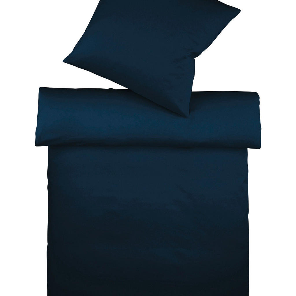 Thumbnail - Fleuresse Bettwäsche, Dunkelblau, Textil, 135x200 cm, Textiles Vertrauen - Oeko-Tex®, schadstoffgeprüft, bügelleicht, sa...
