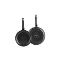 PFANNENSET Essence 2-teilig  - Schwarz, Basics, Kunststoff/Metall (24cm//28cmcm)