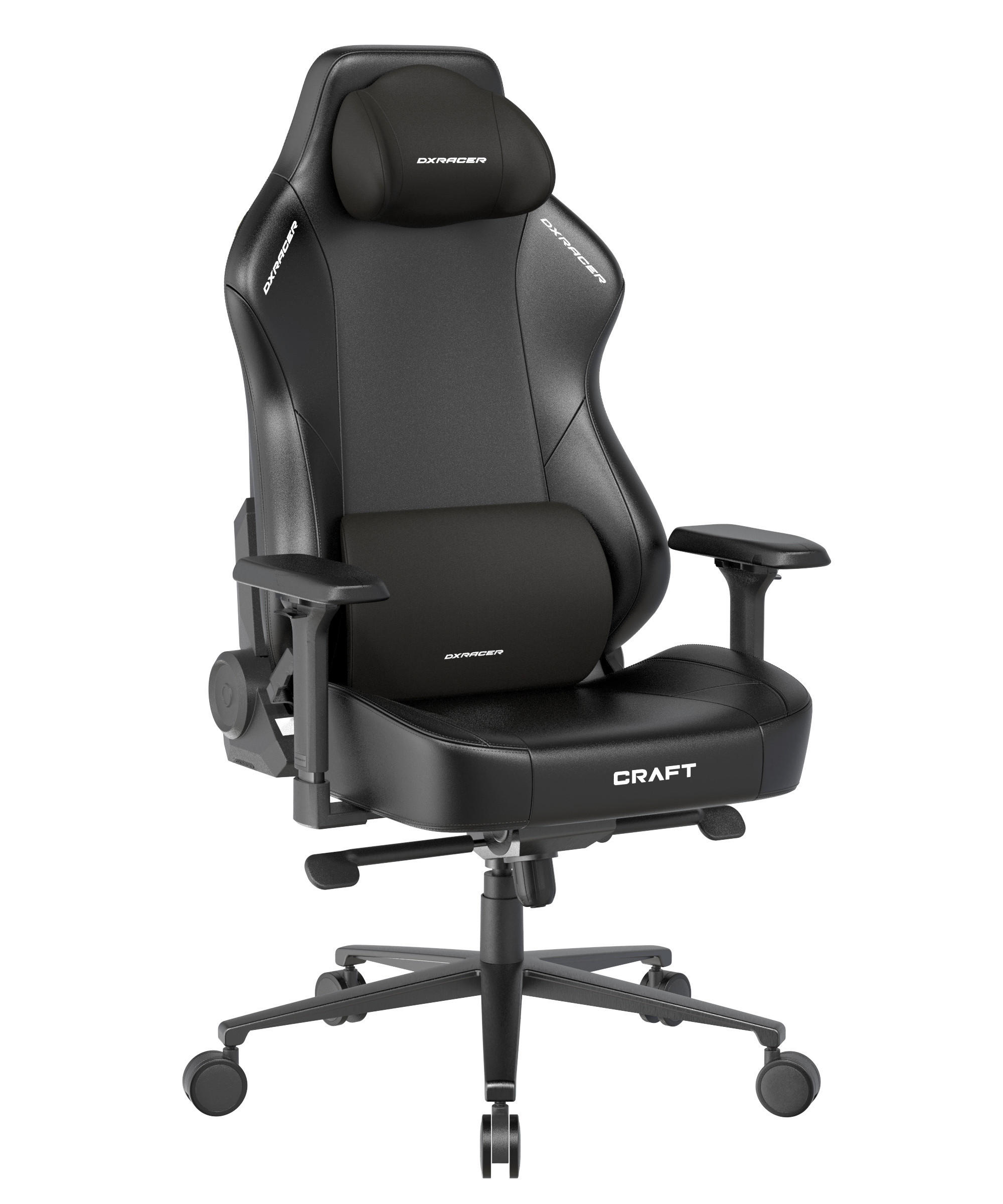 GAMINGSTUHL Schwarz Metall, Textil   - Schwarz, KONVENTIONELL, Textil/Metall (70/132/70cm) - Dxracer