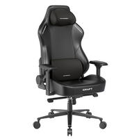 GAMINGSTUHL Schwarz Metall, Textil   - Schwarz, KONVENTIONELL, Textil/Metall (70/132/70cm) - Dxracer
