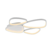 LED-DECKENLEUCHTE 69,5/66/6,2 cm   - Weiß, Design, Kunststoff/Metall (69,5/66/6,2cm) - Schöner Wohnen
