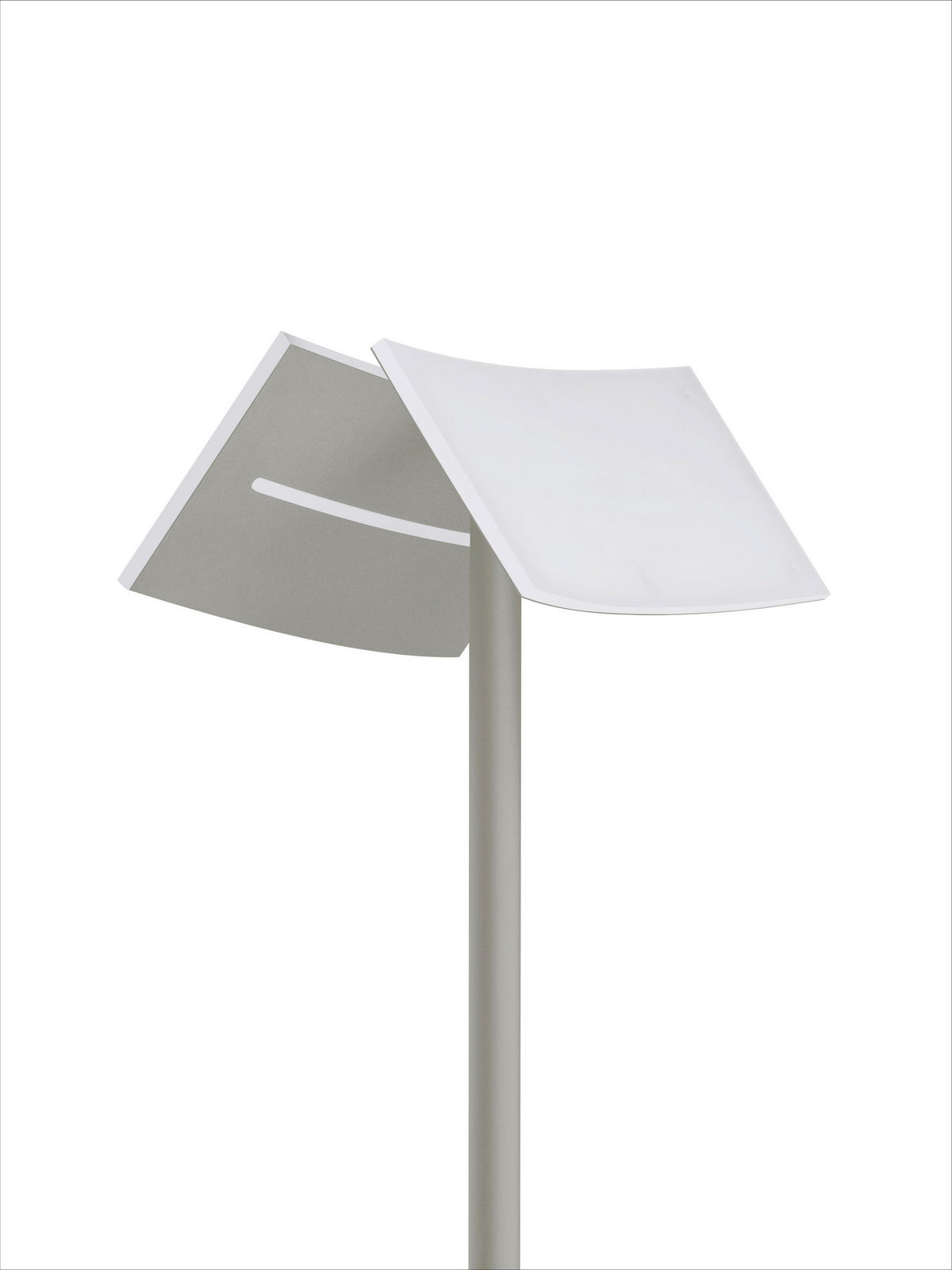 LED-STEHLEUCHTE 50/185 cm    - Taupe, Basics, Metall (50/185cm) - Hell