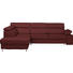 WOHNLANDSCHAFT in Leder Beere, Brombeere - Beere/Brombeere, Design, Leder/Metall (226/275cm) - Beldomo Premium WOHNLANDSCHAFT in Leder Beere, Brombeere - Beere/Brombeere, Design, Leder/Metall (226/275cm) - Beldomo Premium
