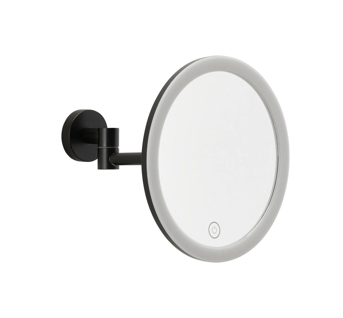 SCHMINKSPIEGEL  - Schwarz, Basics, Metall (18/18/18,5cm) - Tesa