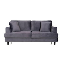 DVOSED , siva  - siva/crna, Moderno, drvo/metal (205/100/90cm) - Hom`in