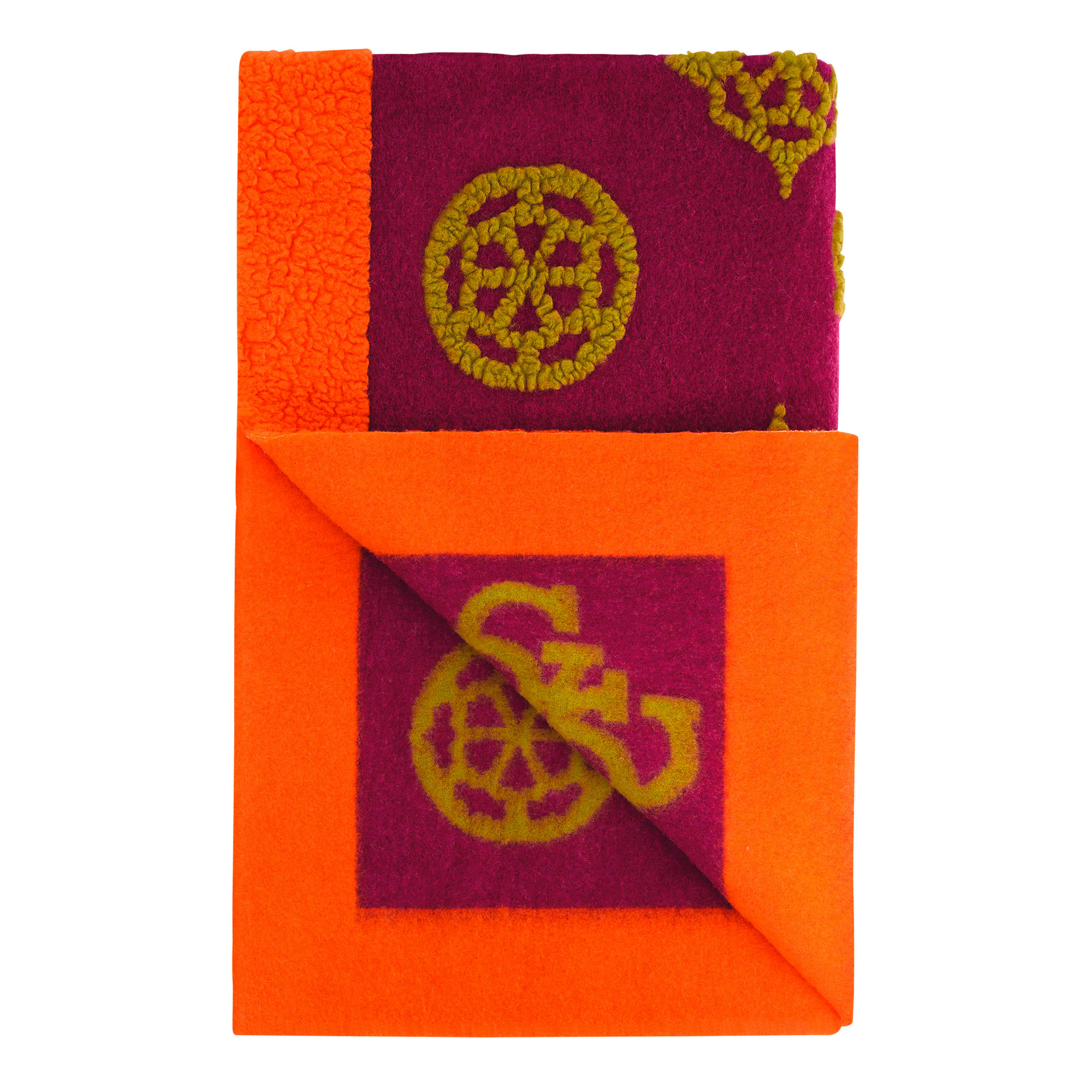 ODEJA 190/150 cm oranžna - oranžna, Konvencionalno, tekstil (190/150cm) - Guess