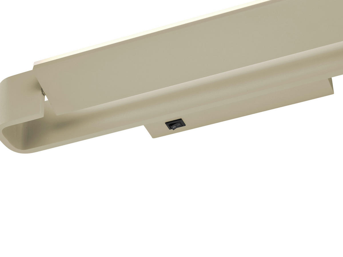 LED-WANDLEUCHTE   - Sandfarben, Design, Metall (9/40/5cm) - Hell