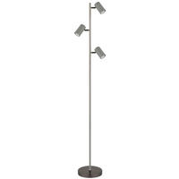 GOLVLAMPA ROBBY 21,5/23/154 cm    - svartkrom/grå, Design, metall/plast (21,5/23/154cm) - Globo