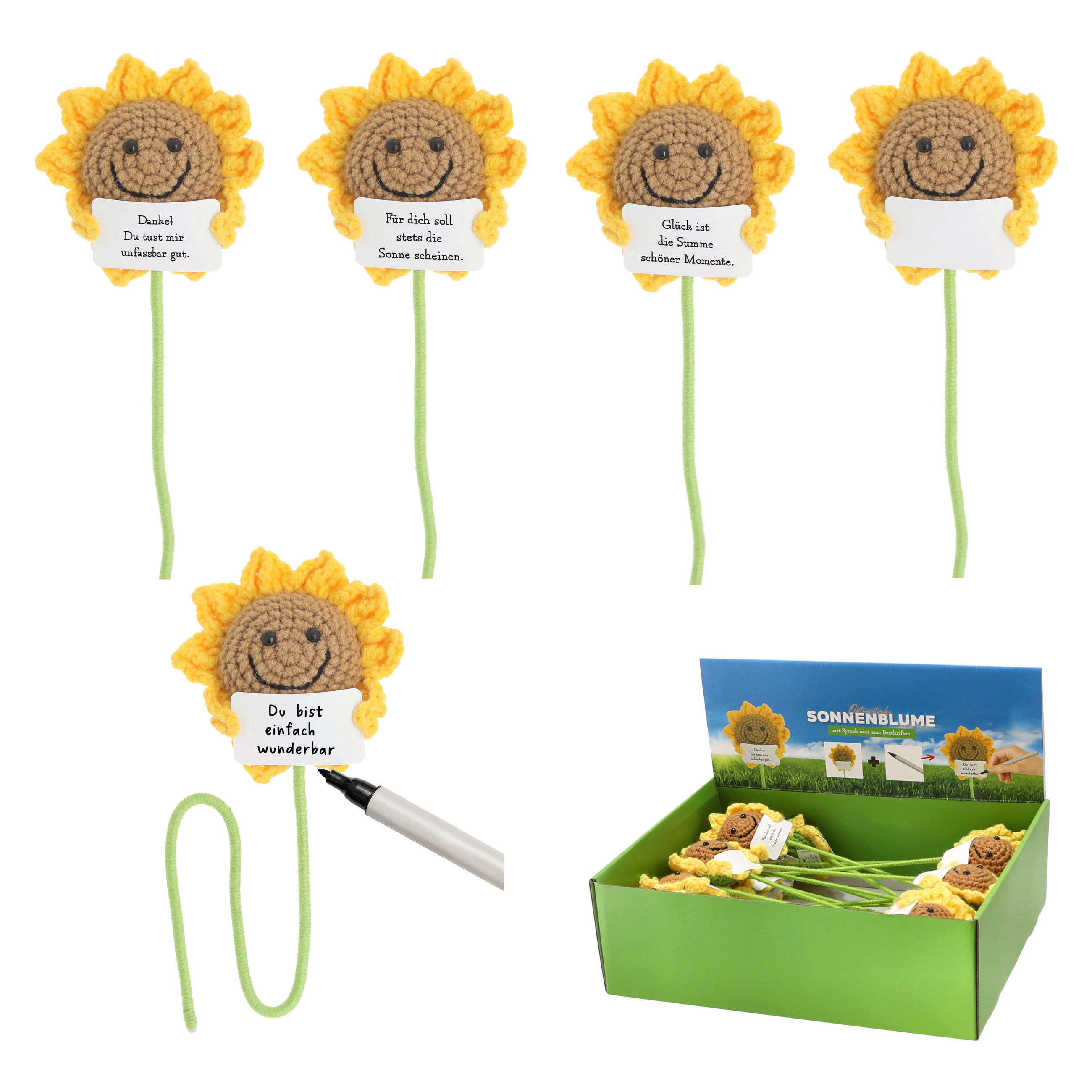 Dekokopf Positive Sunflower