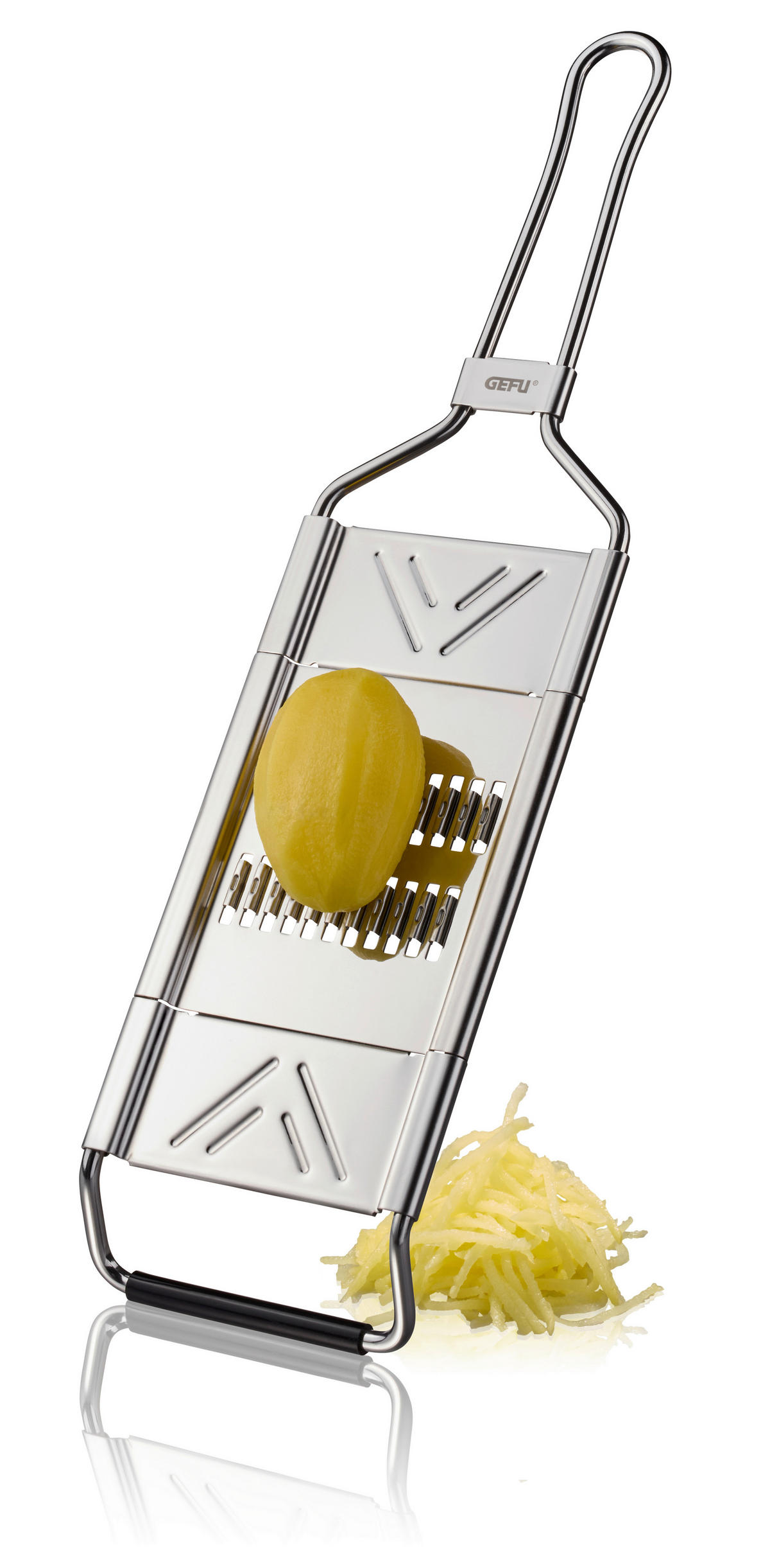 SECKO-KRIŠKO ZA POVRĆE - srebrna/crna, Osnovno, metal/plastika (33,7/9,8/2,7cm) - Gefu