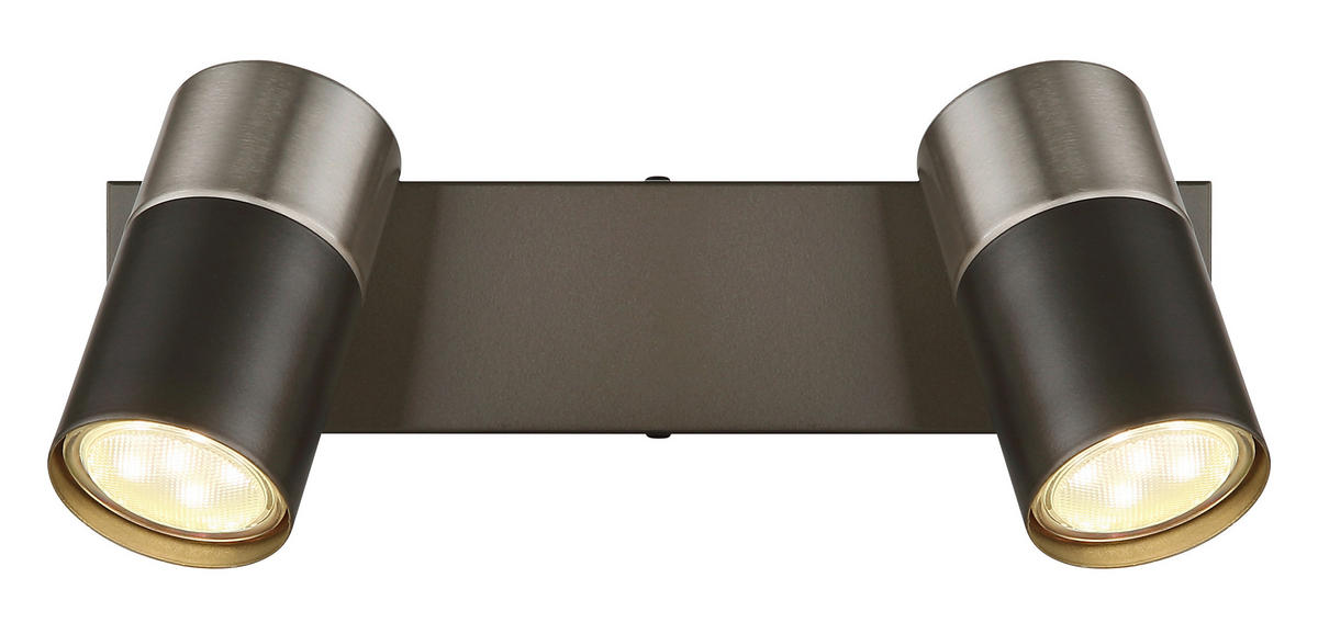STRAHLER Solin 26/6/12 cm  - Schwarzchrom/Nickelfarben, Design, Metall (26/6/12cm) - Globo