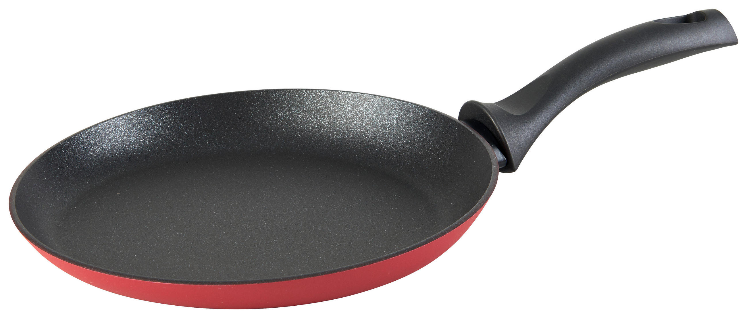 PALATSCHINKENPFANNE 25 cm  - Rot/Schwarz, Basics, Metall (25cm) - Kelomat