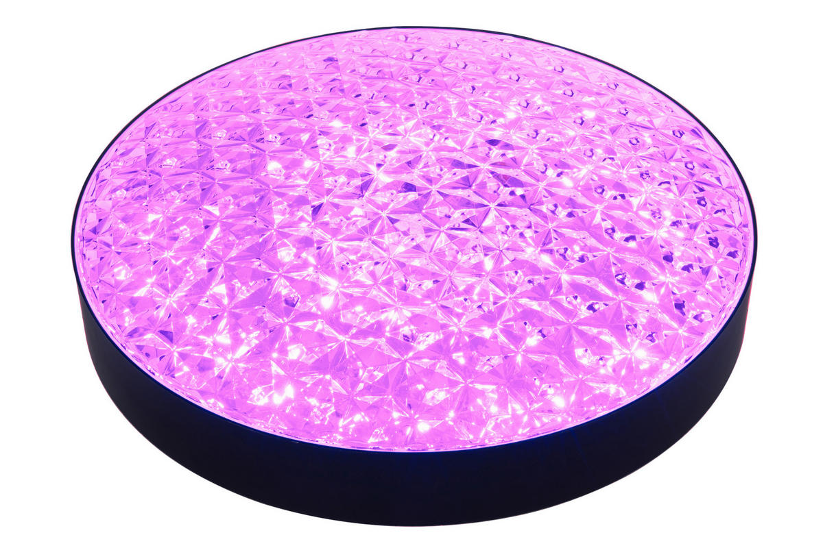 STROPNÍ LED SVÍTIDLO, 50/12 cm  - černá/čiré, Trend, plast (50/12cm) - Novel