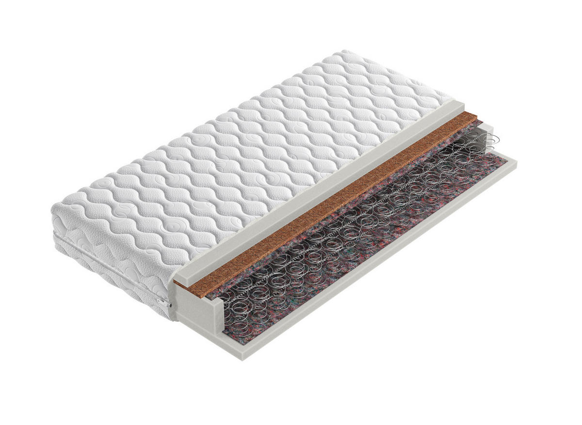 WENDEMATRATZE 200/200 cm Höhe ca. 16 cm  - Basics, Textil (200/200cm) - Xora