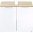 WASCHBECKENUNTERSCHRANK 70/57/34 cm - Edelstahlfarben/Eichefarben, Design, Glas/Holzwerkstoff (70/57/34cm) - Xora WASCHBECKENUNTERSCHRANK 70/57/34 cm - Edelstahlfarben/Eichefarben, Design, Glas/Holzwerkstoff (70/57/34cm) - Xora
