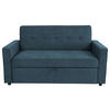 SCHLAFSOFA Flachgewebe Blau  - Blau, Trend, Textil (162/90/89cm) - Livetastic