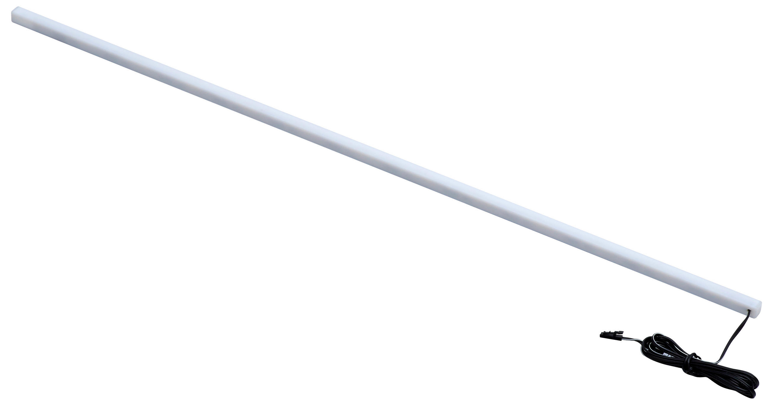 WASCHPLATZBELEUCHTUNG 65/1/1 cm  - Schwarz/Weiß, Kunststoff (65/1/1cm) - Sadena