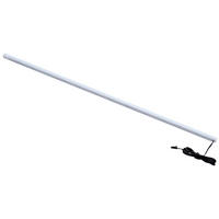 WASCHPLATZBELEUCHTUNG 65/1/1 cm  - Schwarz/Weiß, Kunststoff (65/1/1cm) - Sadena