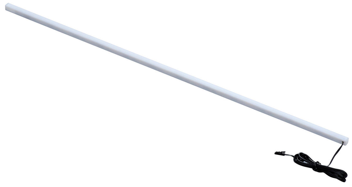 WASCHPLATZBELEUCHTUNG 65/1/1 cm  - Schwarz/Weiß, Kunststoff (65/1/1cm) - Sadena