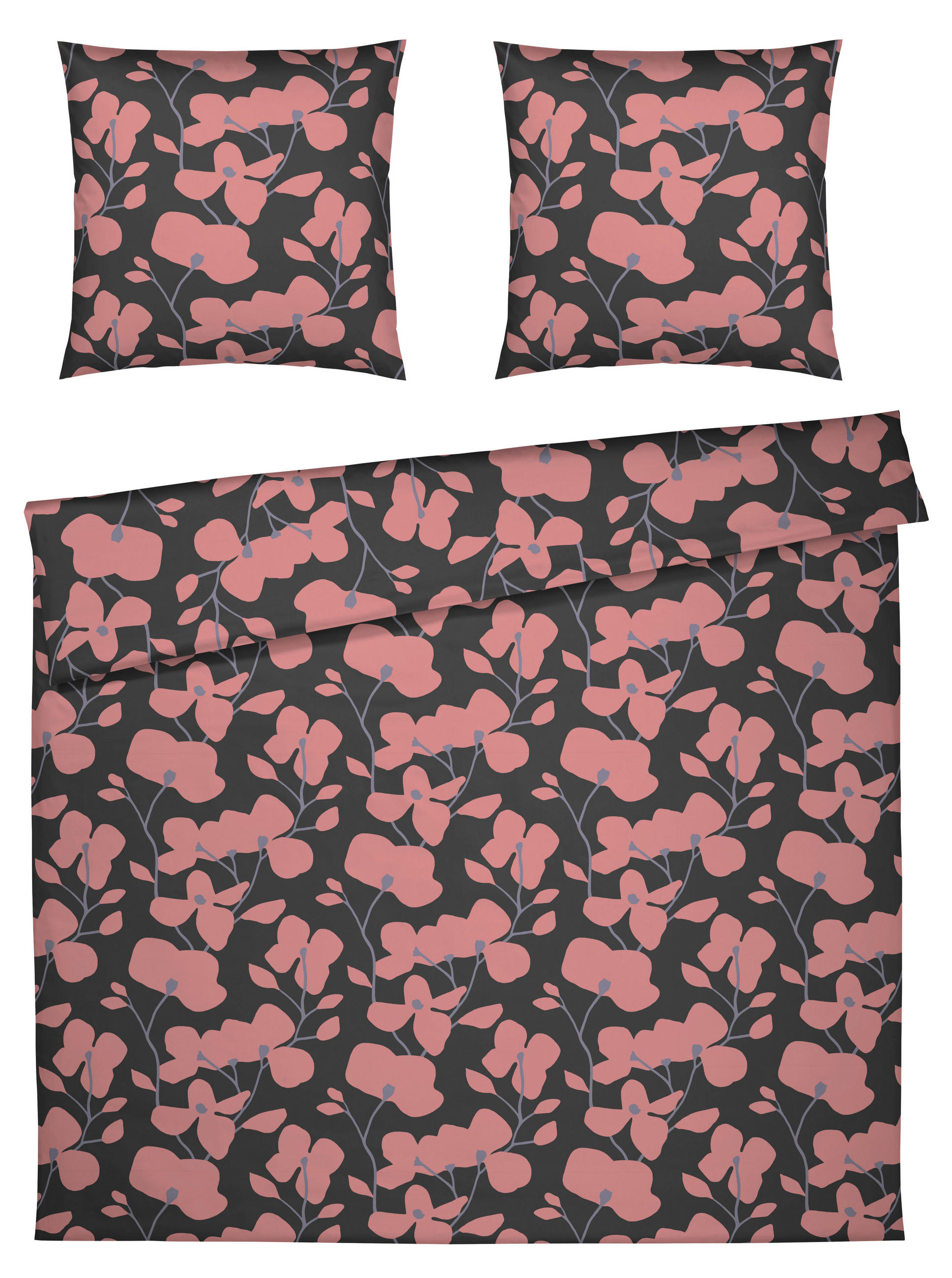 BETTWÄSCHE Twine Perkal 200/220 cm  - Koralle, Basics, Textil (200/220cm) - Yes for bed