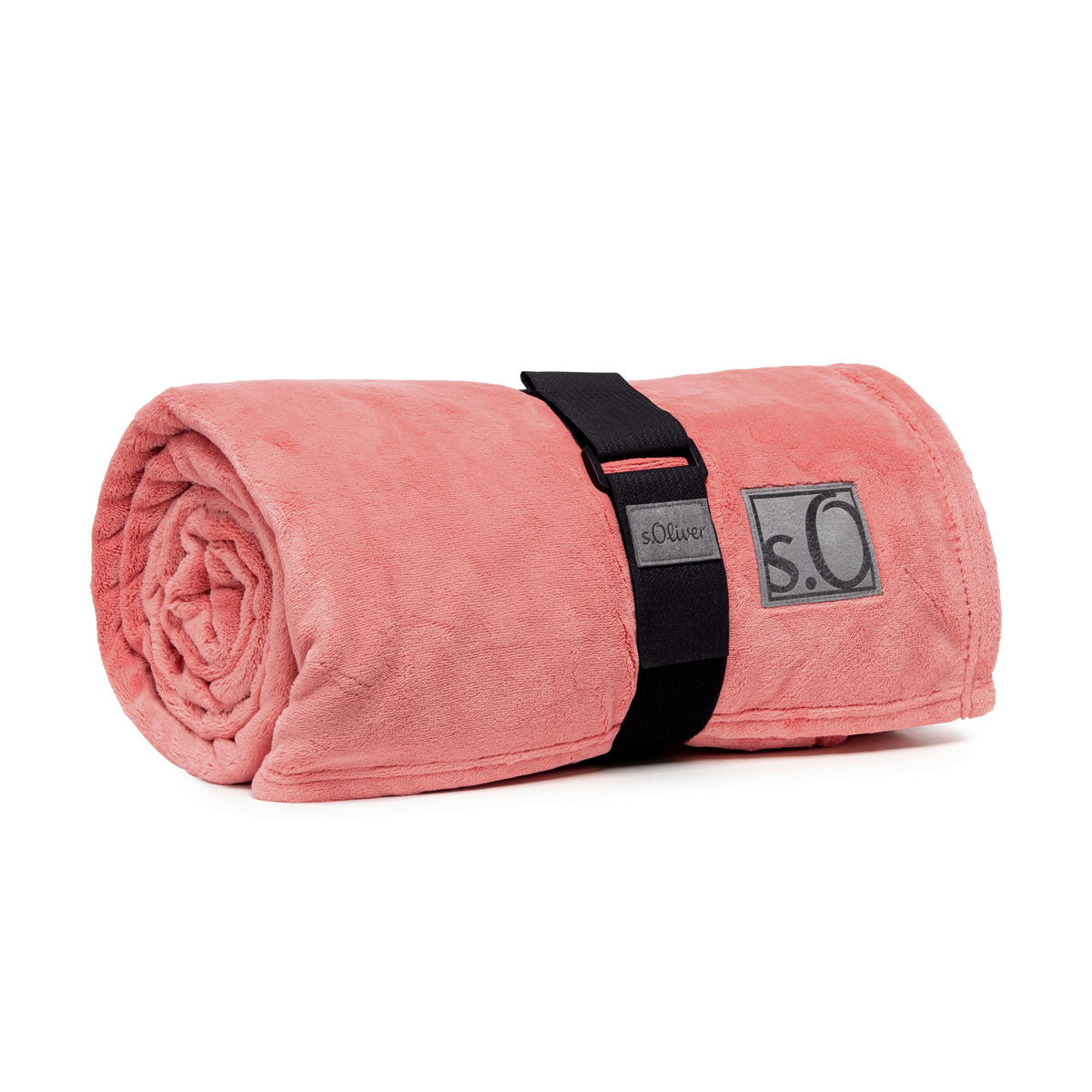DOMÁCA DEKA, polyester, 150/200 cm - koralová, Basics, textil (150/200cm) - S. Oliver