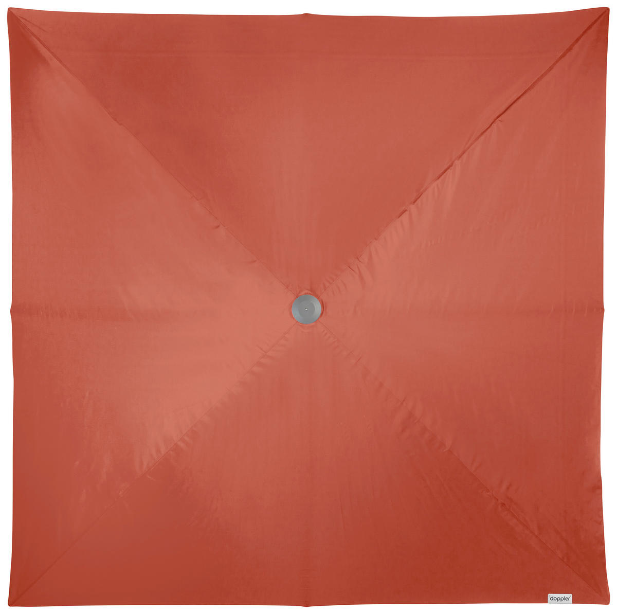 SONNENSCHIRM 400x400 cm Terracotta  - Terracotta/Alufarben, Basics, Textil/Metall (400/400cm) - Doppler