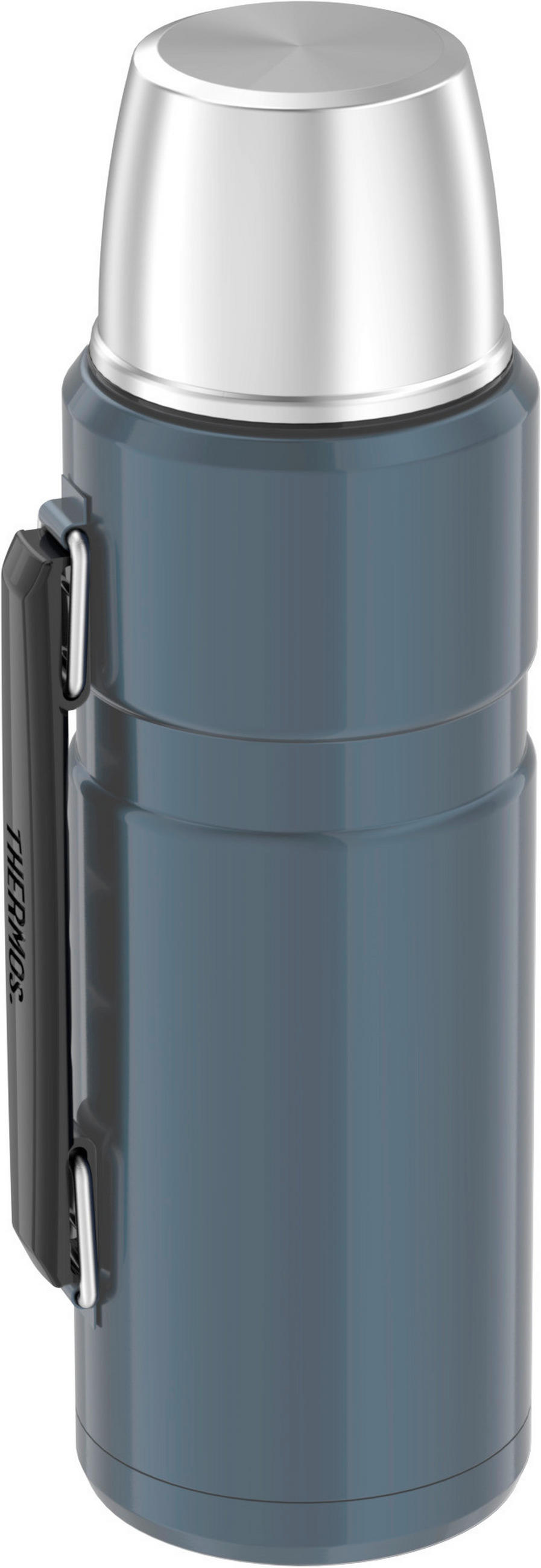 ISOLIERFLASCHE STAINLESS KING 1,2 L  - Dunkelgrau, Metall (1,2l) - Thermos