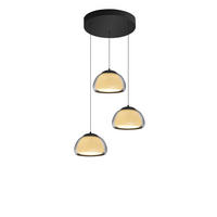 LED-PENDELLEUCHTE   54,5 cm  - Schwarz, Design, Metall (54,5cm) - Hell