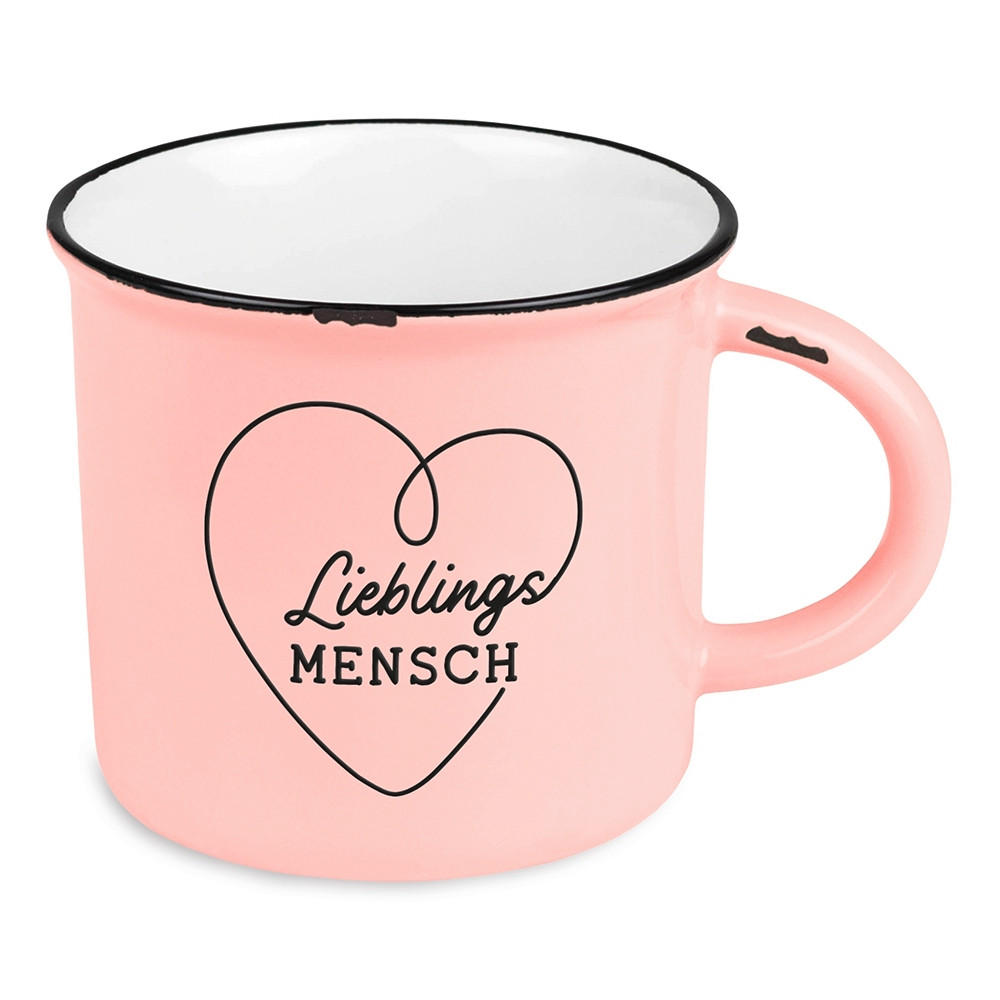 KAFFEEBECHER 470 ml  - Schwarz/Grau, Basics, Keramik (13,5/9,5cm)