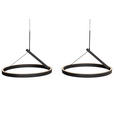 LED-HÄNGELEUCHTE Aero 98/45/150 cm   - Schwarz, Design, Metall (98/45/150cm) - Dieter Knoll