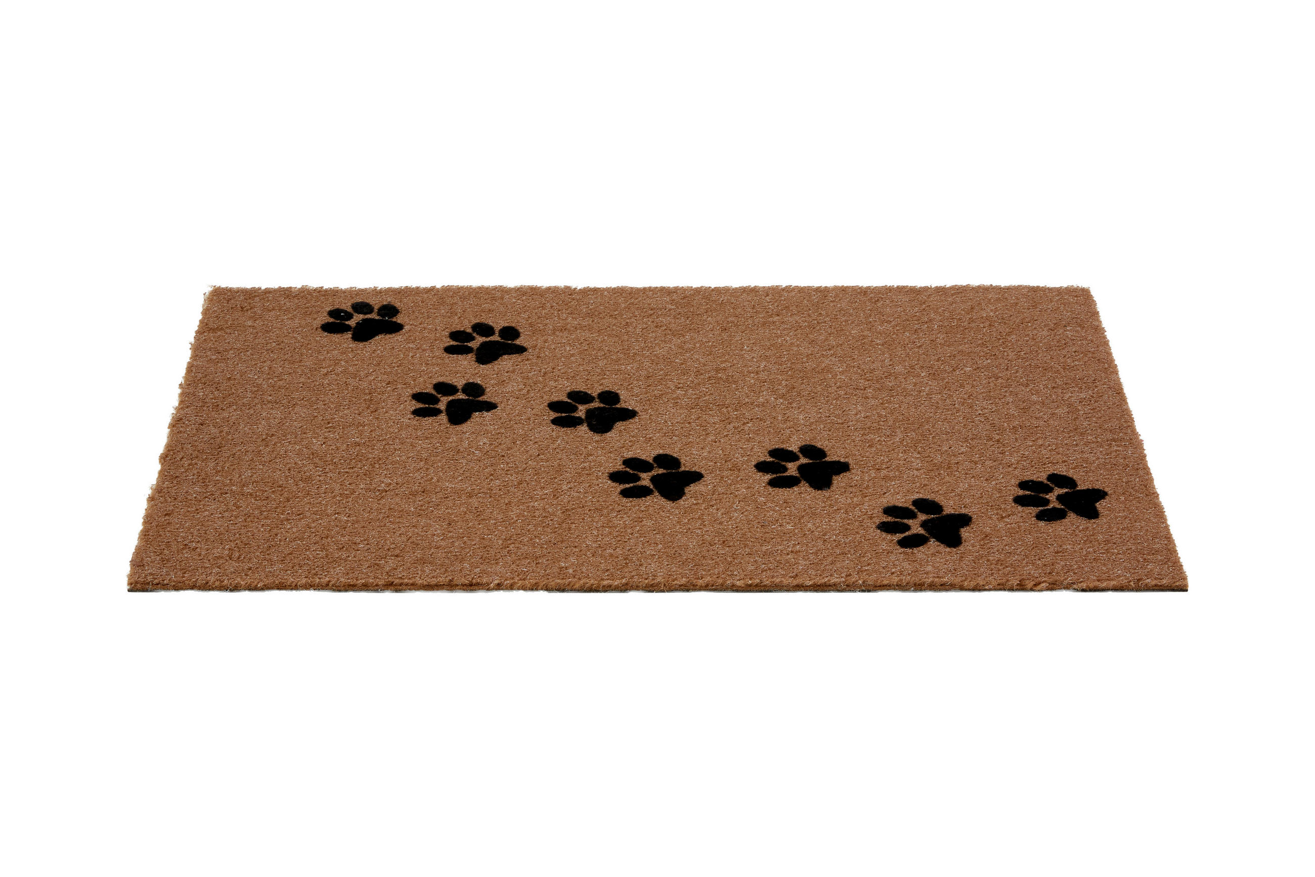 Astra FUßMATTE Power Flock Schwarz, Hellbraun 45x75 cm