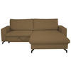 ECKSOFA CLARA Hellbraun Rückenkissen, Bettkasten, Liegefläche im Originalstoff  - Hellbraun, MODERN, Textil (240/177cm) - P & B