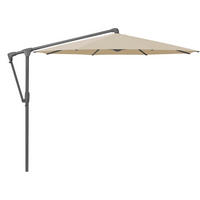 AMPELSCHIRM 300 cm Creme  - Anthrazit/Creme, Design, Textil/Metall (300/300cm) - Glatz