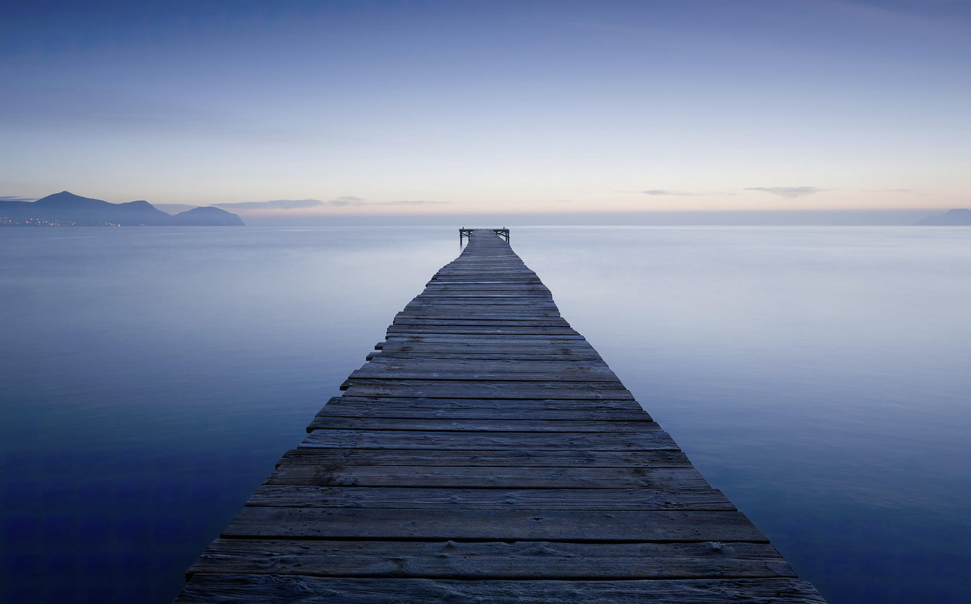 Xora Fototapete Blau 450x280 cm