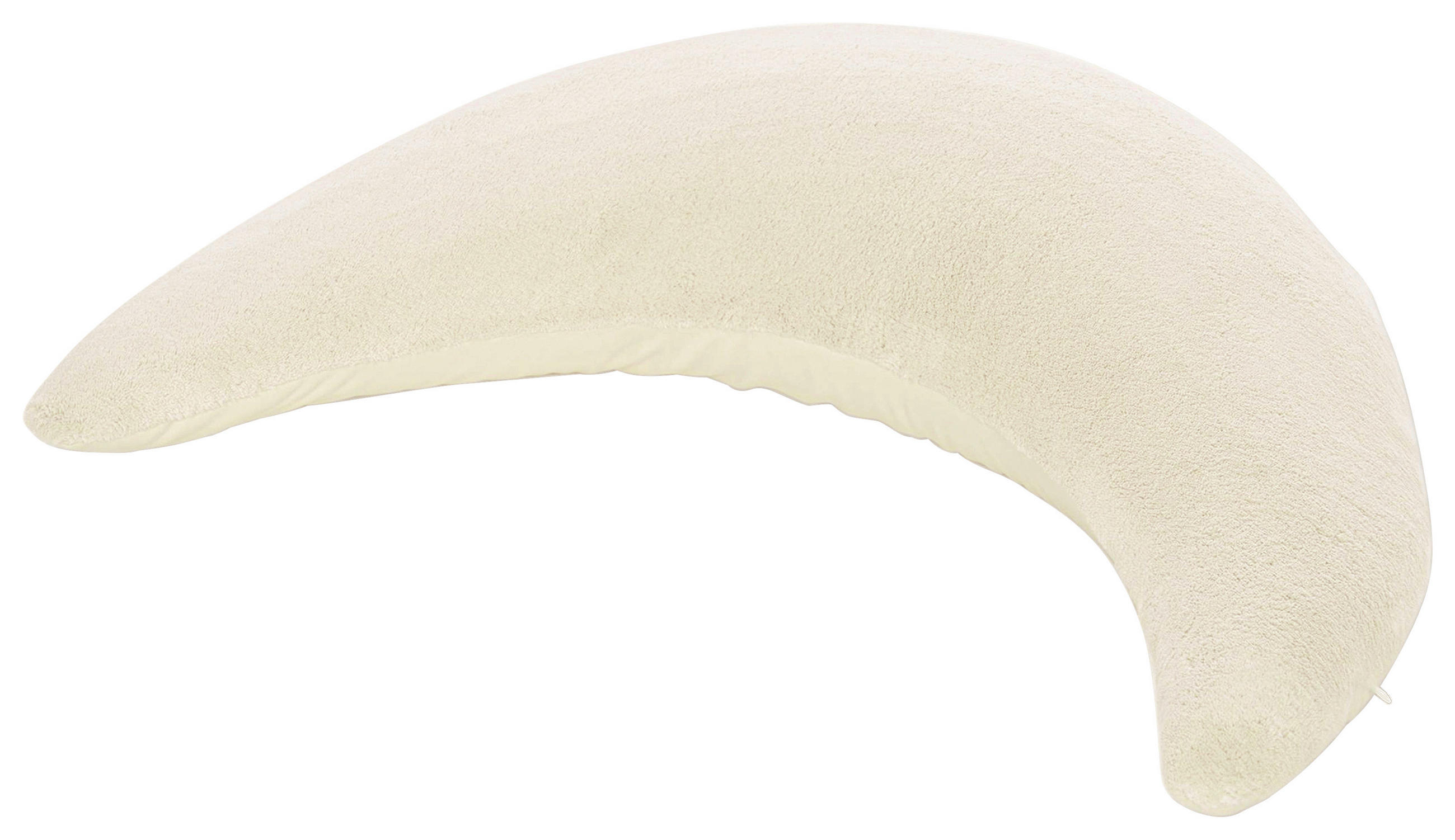STILLKISSEN Plüschmond  27/140 cm  - Creme, KONVENTIONELL, Textil (27/140cm) - Theraline