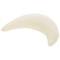 STILLKISSEN Plüschmond  27/140 cm  - Creme, KONVENTIONELL, Textil (27/140cm) - Theraline