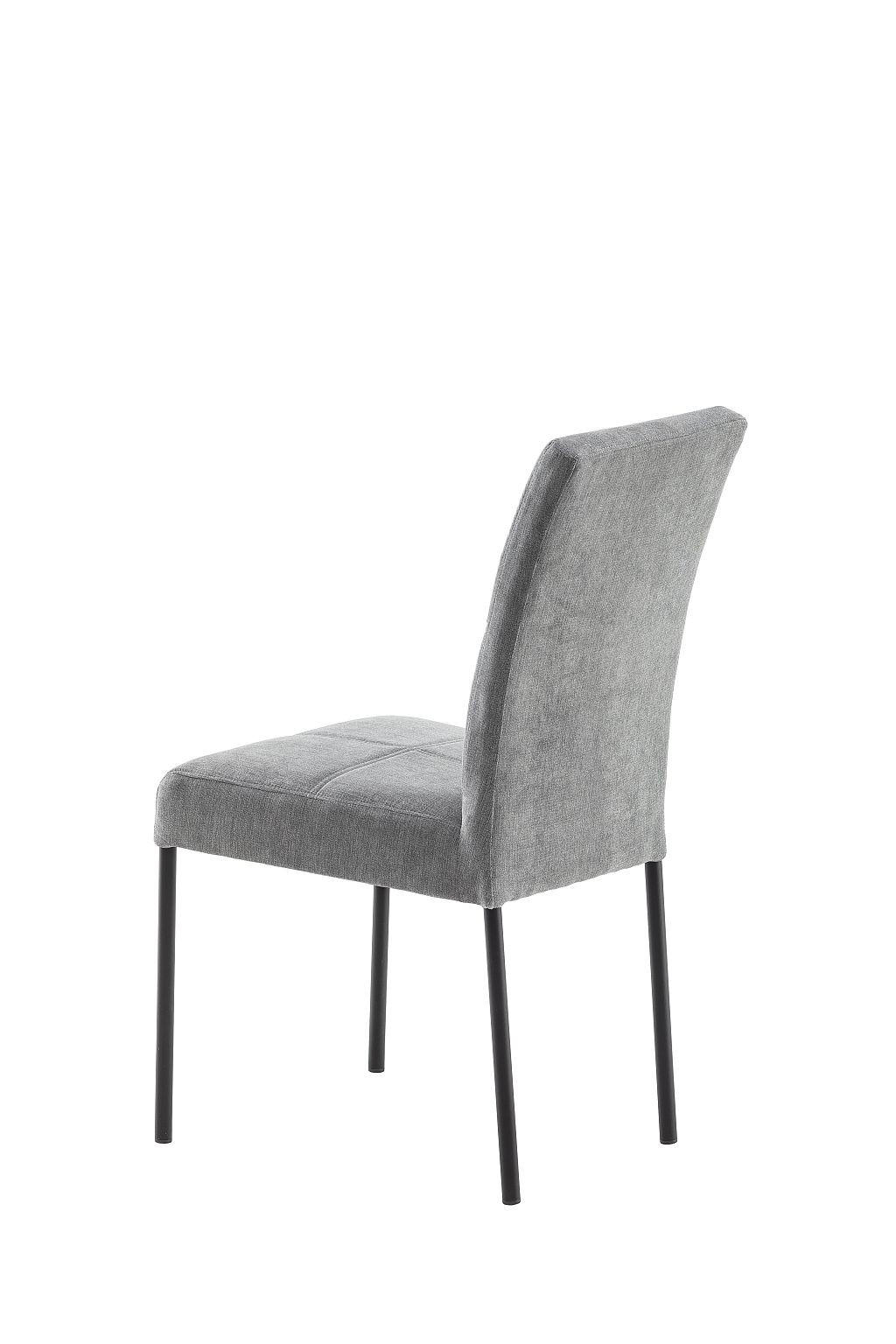STOLICA  siva  metal, tekstil      - siva/crna, Moderno, metal/tekstil (46/91/61cm)