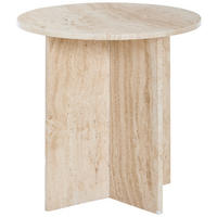 BEISTELLTISCH Naturfarben  - Naturfarben, Design, Stein (50/50/50cm) - Livetastic