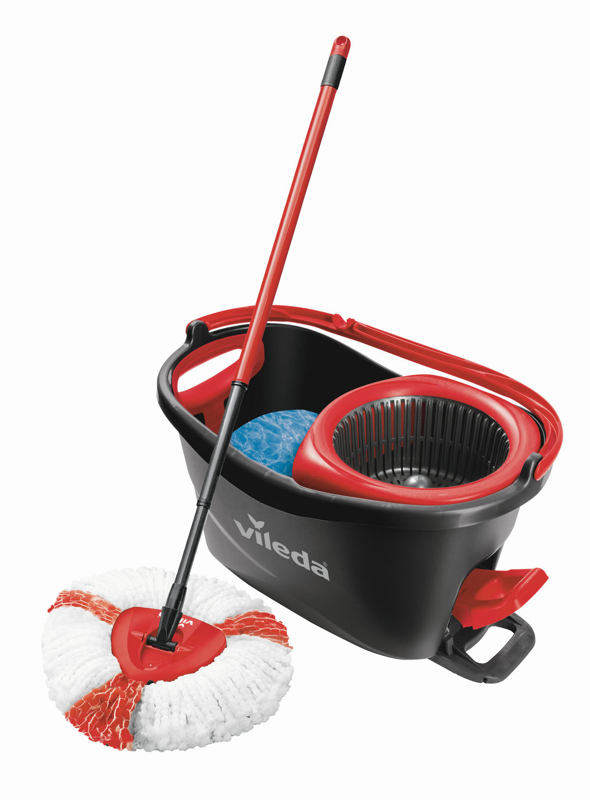 FELMOSÓSZETT - piros/többszínű, Basics, műanyag/textil (2,9kg) - Vileda