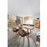ESSTISCH in massiv Kerneiche Anthrazit, Eichefarben - Eichefarben/Anthrazit, Design, Holz/Metall (190/95/76cm) - Valnatura